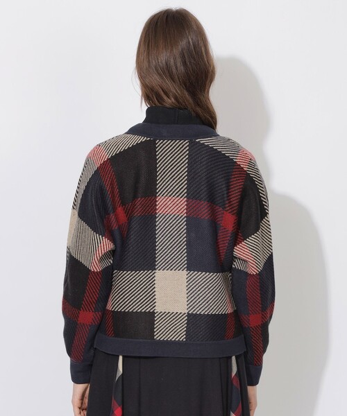 CB CRESTBRIDGE カーディガン クレストブリッジビッグチェック