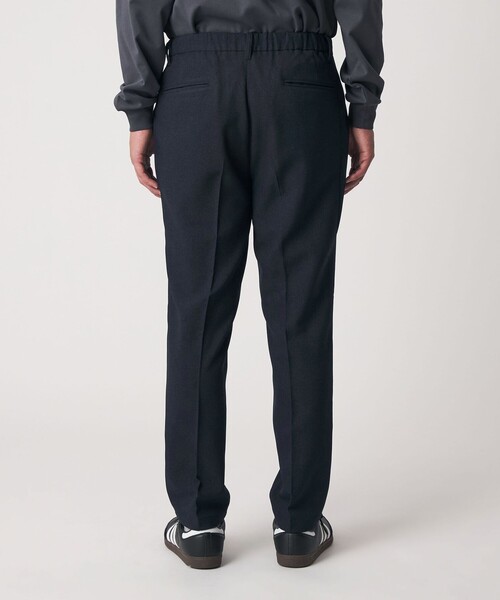 A DAY IN THE LIFE スラックス ウールライク ドビー ワンプリーツ