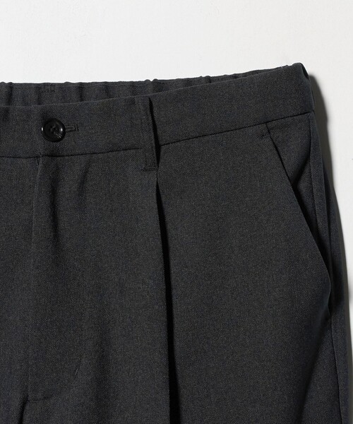 A DAY IN THE LIFE スラックス ウールライク ドビー ワンプリーツ