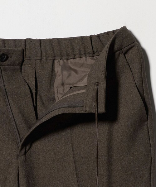 A DAY IN THE LIFE スラックス ウールライク ドビー ワンプリーツ