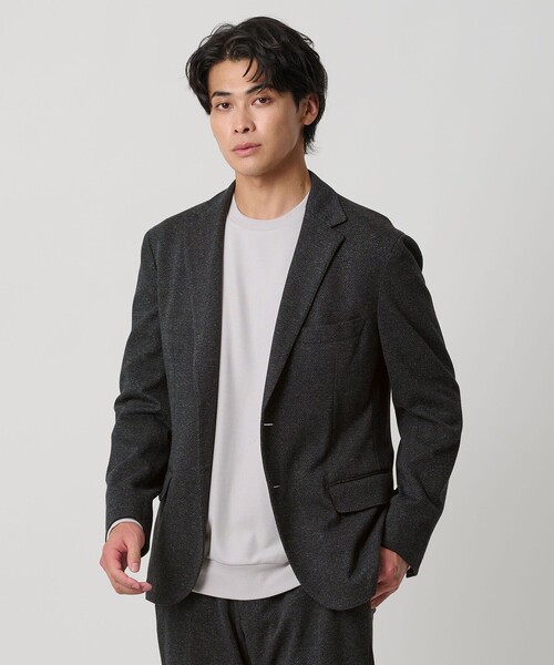 A DAY IN THE LIFE カバーオール メランジ ホップサック ジャケット