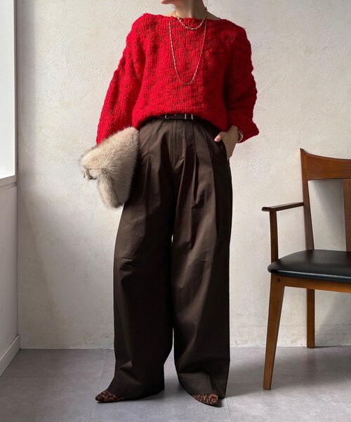 DouDou（ドゥドゥ） ニット セーター ローゲージニット レディース