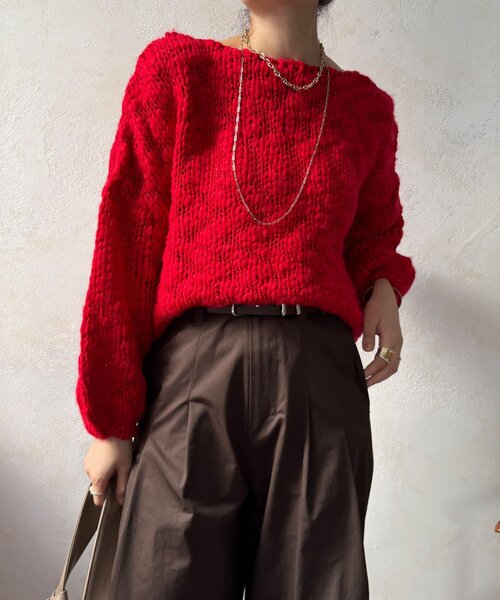 DouDou（ドゥドゥ） ニット セーター ローゲージニット レディース