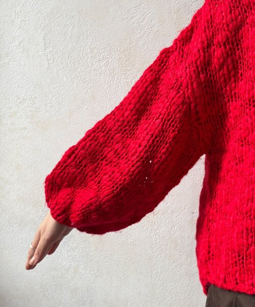 DouDou（ドゥドゥ） ニット セーター ローゲージニット レディース