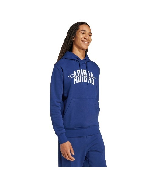 adidas（アディダス） パーカー カレッジ スクリプト グラフィック