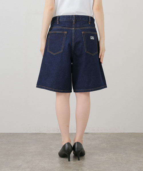 「OBEY」 デニムパンツ 29 エメラルドブルー レディース_画像7