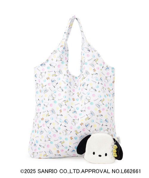 ITS'DEMO（イッツデモ） エコバッグ 「ポチャッコ コラボ」ポーチつき