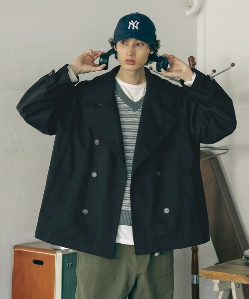 「Bleme」 トレンチコート S ベージュ メンズ_画像6