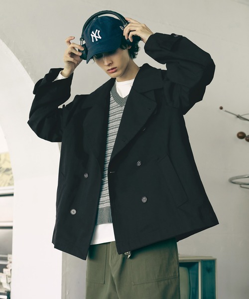 「Bleme」 トレンチコート S ベージュ メンズ_画像9