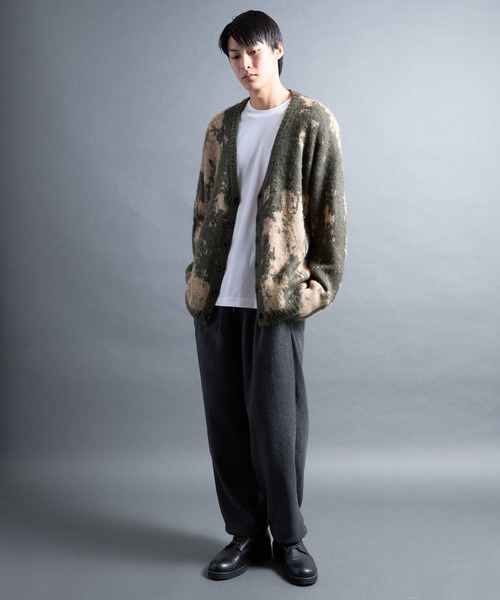 レ*し様 UNUSED モヘアカーディガン ニット グランジ UNUSED(アンユーズド) | UNUSED(アンユーズド)Mohair knit cardigan