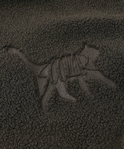 ScoLar（スカラー） ブルゾン アウター 153674：ネコ刺繍ボア×デニム異