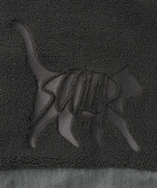 ScoLar（スカラー） ブルゾン アウター 153674：ネコ刺繍ボア×デニム異