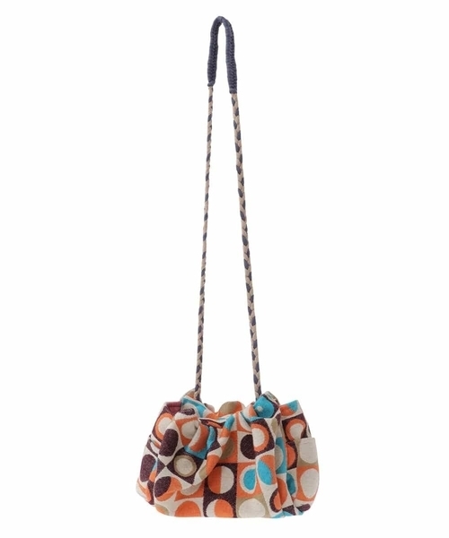 「Jocomomola」 ショルダーバッグ 40 オレンジ レディース_画像4