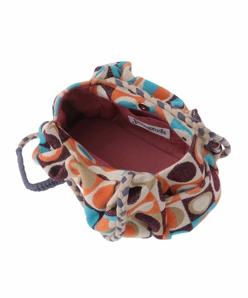 「Jocomomola」 ショルダーバッグ 40 オレンジ レディース_画像9