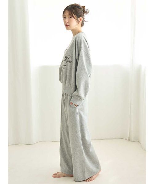 SNIDEL HOME パジャマ ルームウェア スウェットロングパンツ