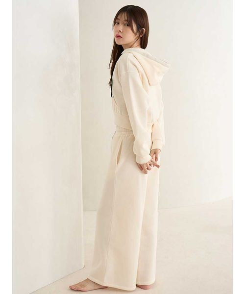 SNIDEL HOME パジャマ ルームウェア スウェットロングパンツ