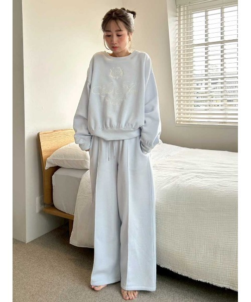 【送料無料】 スナイデルホーム スウェットロングパンツ SNIDEL  パジャマ ルームウェア SNIDEL HOME パジャマ ルームウェア スウェットロングパンツ