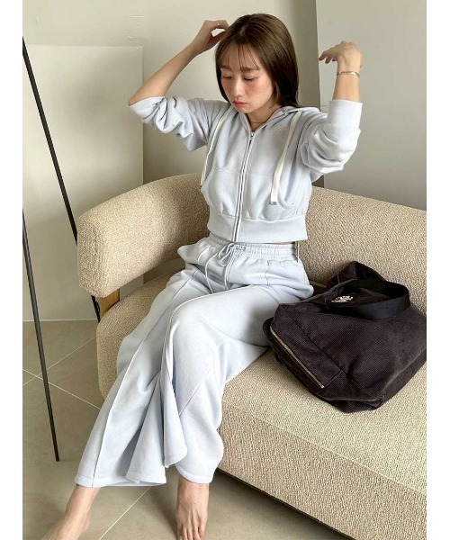 SNIDEL HOME パジャマ ルームウェア スウェットロングパンツ