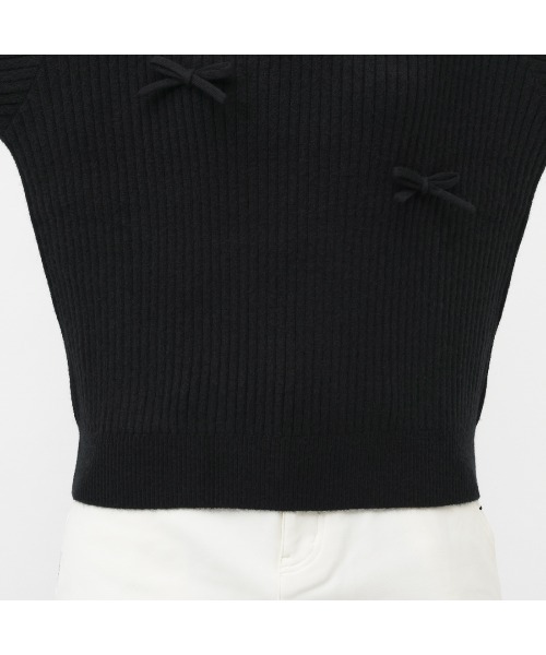 Jack Bunny!!（ジャックバニー） ニット セーター 7G2PLY 袋編みリボン