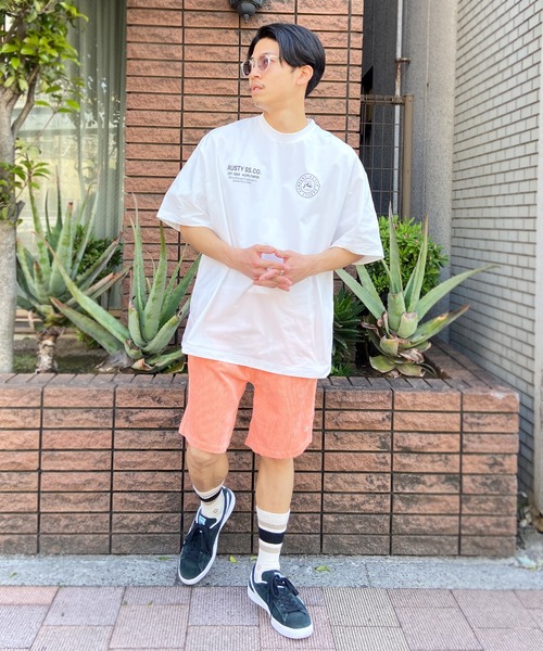「Ocean Pacific」 ハーフパンツ L オレンジ メンズ_画像5
