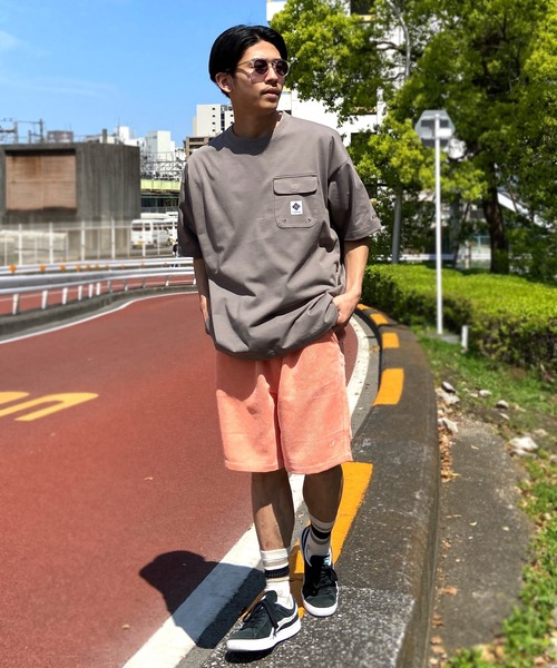 「Ocean Pacific」 ハーフパンツ L オレンジ メンズ_画像6
