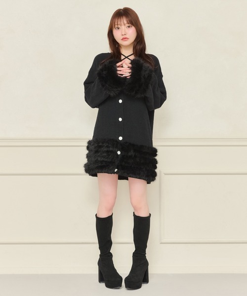 美品✨現行 フォクシー ビジューボタン 5.8万 春夏に◎ボレロ カーディガン apres jour（アプレジュール） カーディガン 「8周年記念アイテム