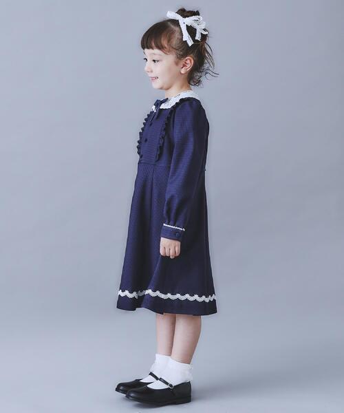 THE SHOP TK ワンピース 「120-130」ネイビーフォーマルワンピース