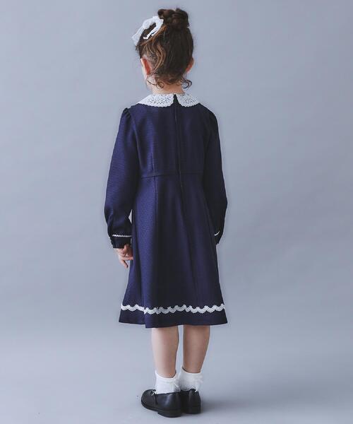 THE SHOP TK ワンピース 「120-130」ネイビーフォーマルワンピース THE SHOP TK ワンピース 「120-130」ネイビーフォーマルワンピース