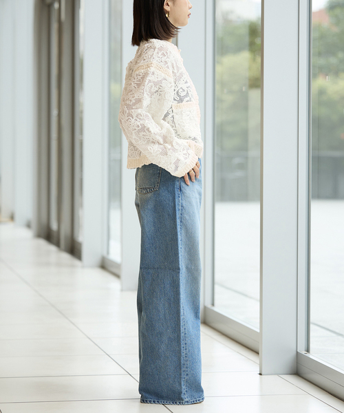 IENA LA BOUCLE カーディガン IENA LA BOUCLE フェザーヤーンカーディガン（カーディガン）｜IENA