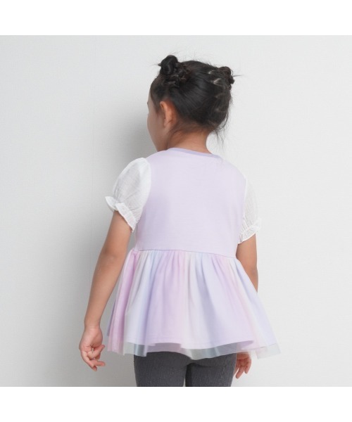 子供服　　ひななさん専用です ティニピン×475 チュニック 裾チュール 天竺 しなこコラボ キッズ 子供