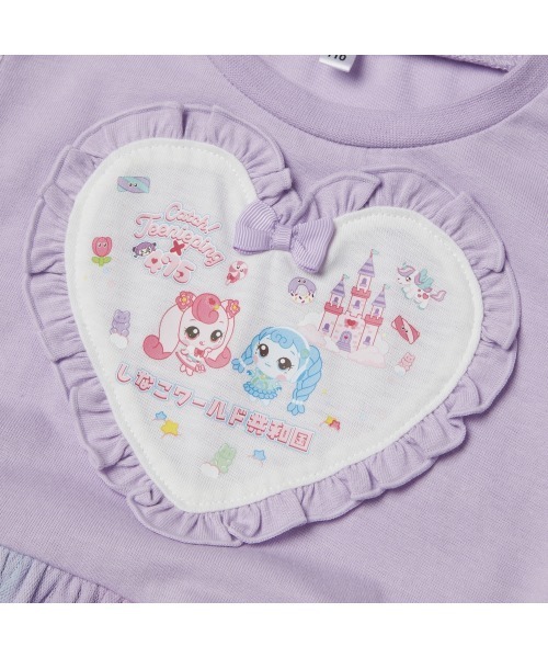 ティニピン×475 チュニック 裾チュール 天竺 しなこコラボ キッズ 子供 ティニピン×475 チュニック 裾チュール 天竺 しなこコラボ キッズ 子供