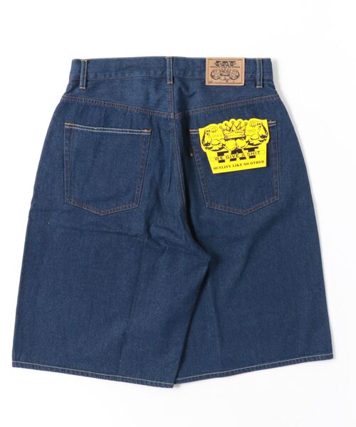 ハーフパンツ ワイドパンツ ジーンズ 1/2 メンズの画像