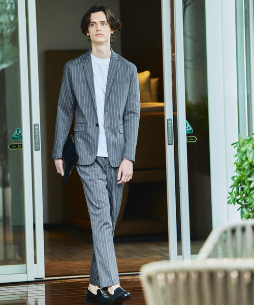 【ABAHOUSE GRAY】薄手/新品・上下セットアップ　44サイズ　ネイビー ABAHOUSE GRAY セットアップ 44 ネイビー メンズ : ZOZOTOWN Yahoo!店