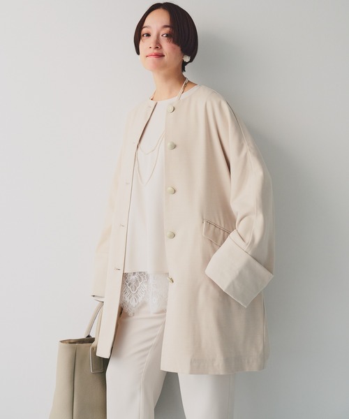 pual ce cin ノーカラーコート コート レディース : ZOZOTOWN Yahoo!店