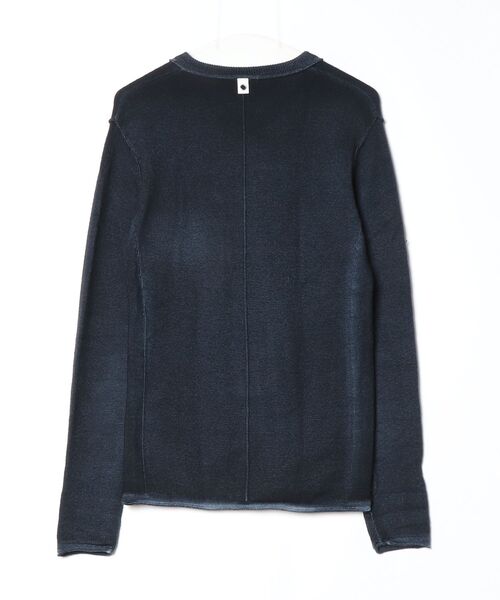 「wjk」 長袖ニット S ネイビー メンズ_画像2