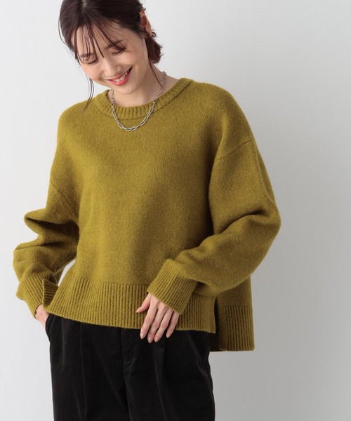 「GLOBAL WORK」 長袖ニット SHORT ブラック レディース_画像3