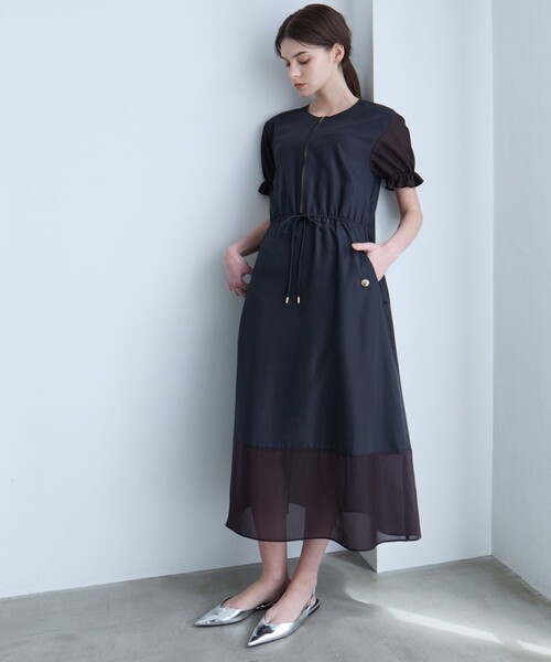 半袖ワンピース EPOCA（エポカ） セレモニー　ディナー 38 ブラック 【美品】ワンピース エポカ EPOCA 38 ZOZOTOWN : レディース ブラック ワンピース