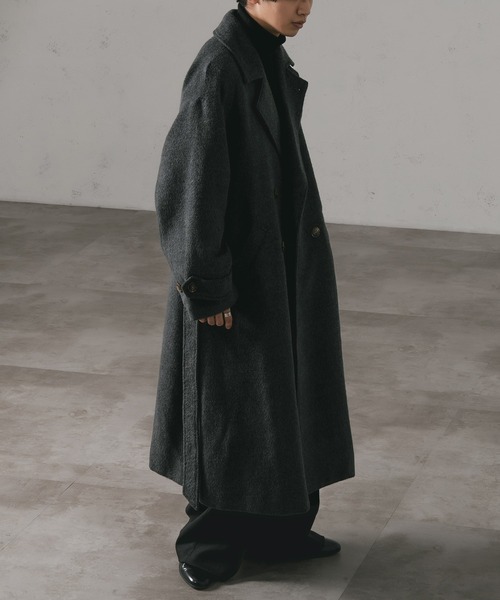 「epnok」 チェスターコート LARGE グリーン メンズ_画像4