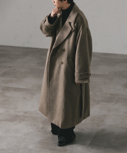 「epnok」 チェスターコート LARGE グリーン メンズ_画像9