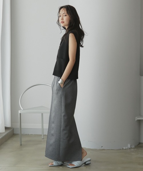 「Aunt Marie's」 ニットベスト FREE アイボリー レディース_画像9