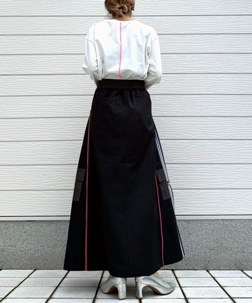 Q スカート 切替サイドZIPラインスカート : ZOZOTOWN Yahoo!店 - 通販