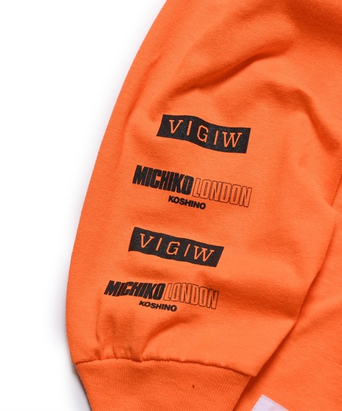 「VIRGOwearworks」 長袖Tシャツ「MICHIKO LONDON KOSHINOコラボ」 3 ホワイト メンズ_画像5