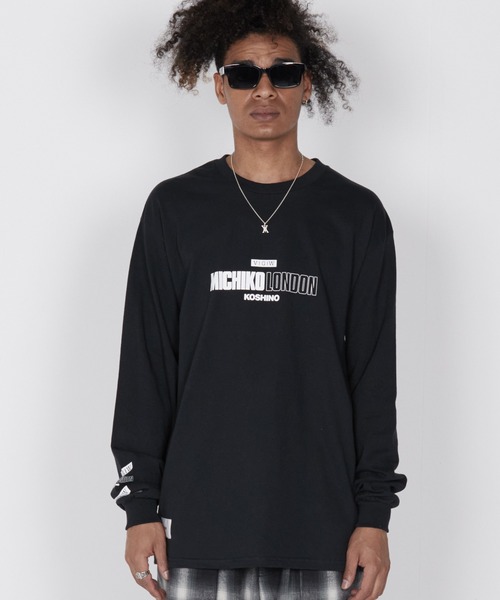 「VIRGOwearworks」 長袖Tシャツ「MICHIKO LONDON KOSHINOコラボ」 3 ホワイト メンズ_画像9