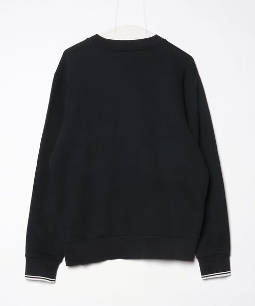 「FRED PERRY」 スウェットカットソー L ブラック レディース_画像2