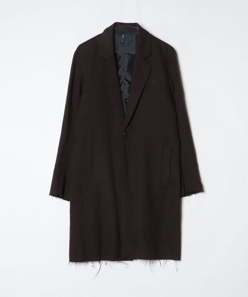 glamb（グラム） チェスターコート 3 ブラウン メンズ : ZOZOTOWN