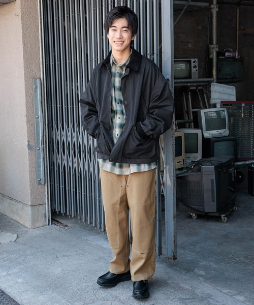 niko and…（ニコアンド） ブルゾン LARGE ブラック メンズ : ZOZOTOWN