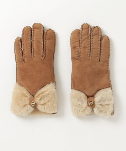 UGG Australia（アグオーストラリア） 「UGG」 手袋 S ベージュ