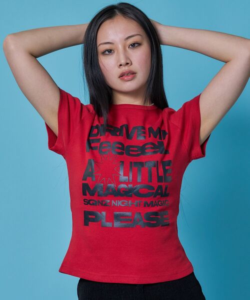 SEQUENZE tシャツ WEB限定 / メッセージプリント /ビックロゴ