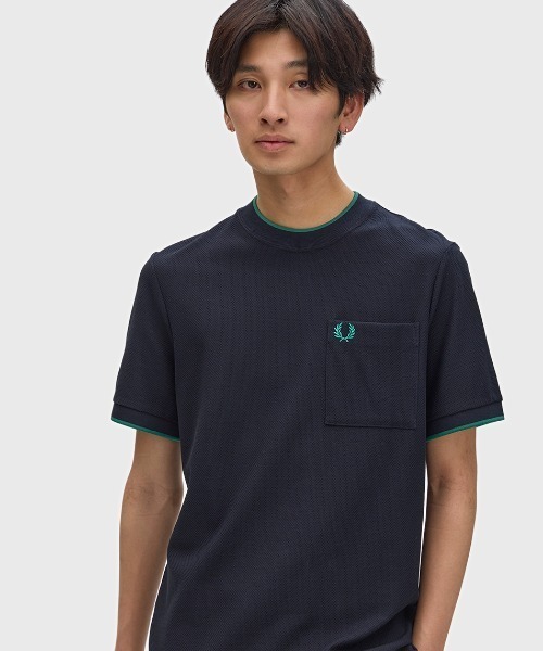 FRED PERRY（フレッドペリー） tシャツ Pocket Detail Pique T-Shirt