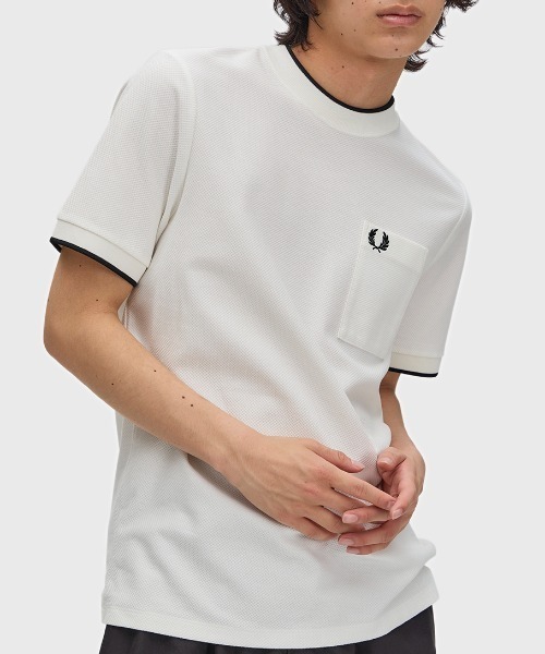 FRED PERRY（フレッドペリー） tシャツ Pocket Detail Pique T-Shirt